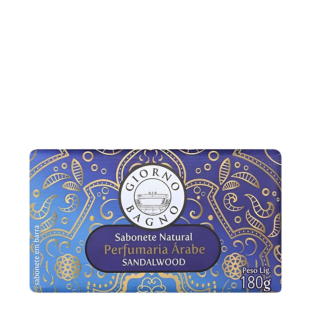 Giorno bagno perfumaria árabe sandalwood - sabonete natural 180g