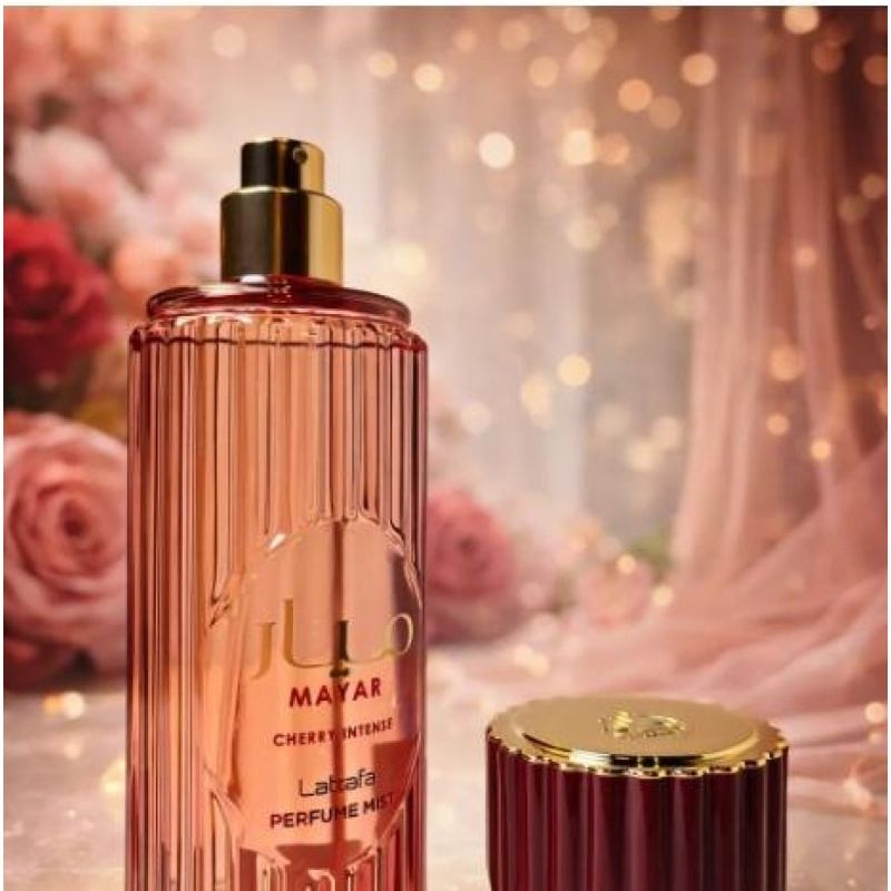 Mayar Cherry Intense Body Splash Lattafa 250ml - Época Cosméticos