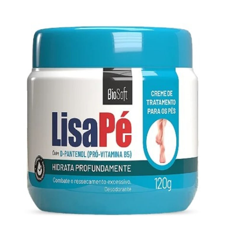 Creme Lisa Pé D-Pantenol 120 g Biosoft