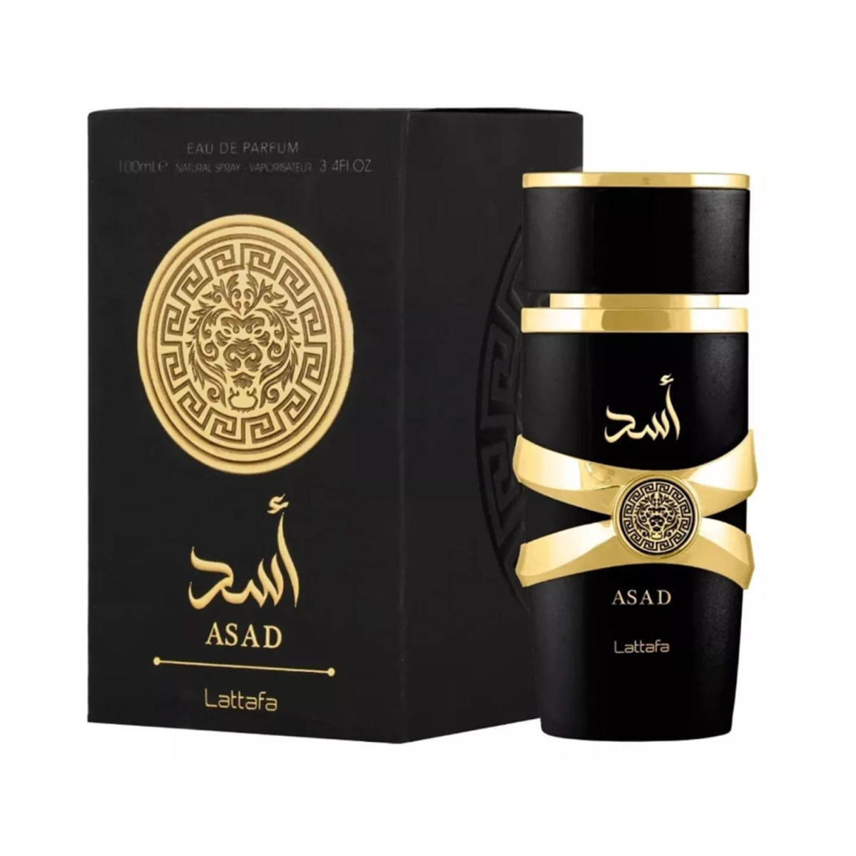 Perfume lattafa asad eau de parfum 100ml original lacrado