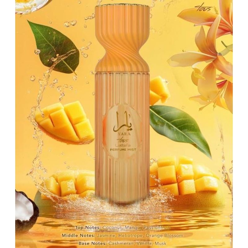 Yara Tous Body Splash Lattafa 250ml - Época Cosméticos