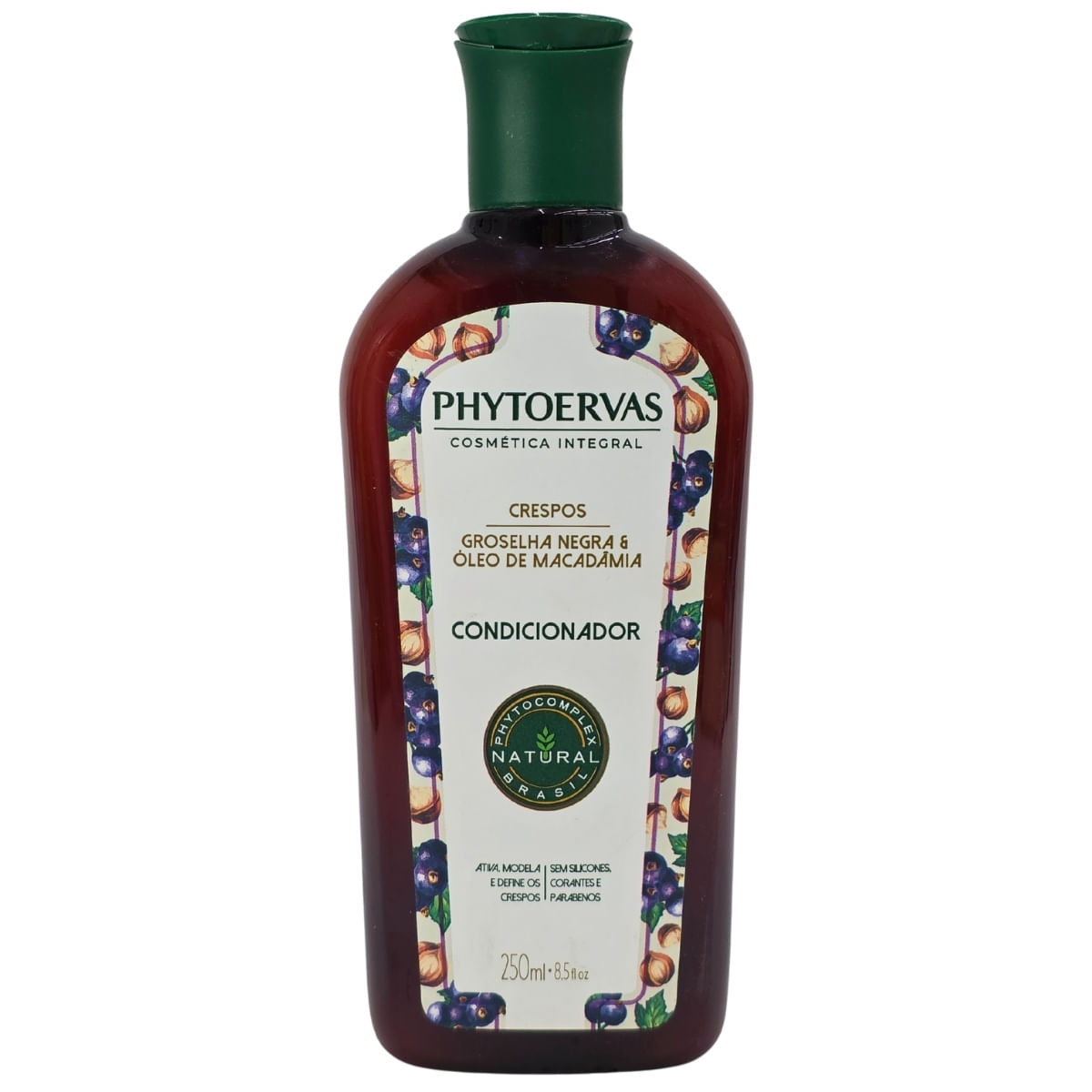 Condicionador Crespos Groselha Negra & Óleo De Macadâmia Phytoervas 250Ml