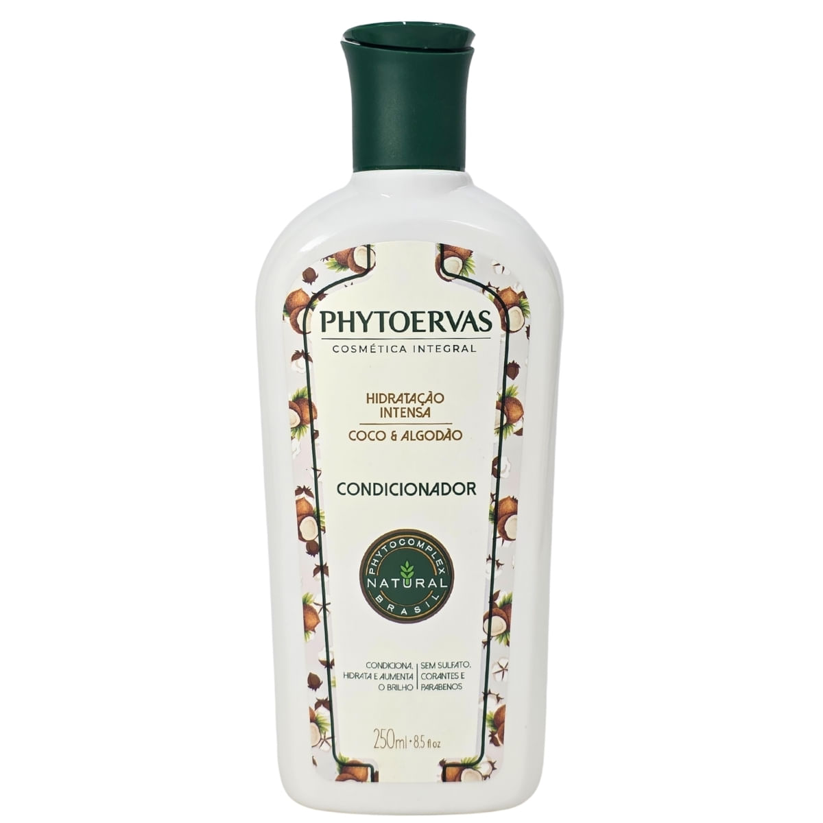 Condicionador Hidratação Intensa Coco & Algodão Phytoervas 250ml