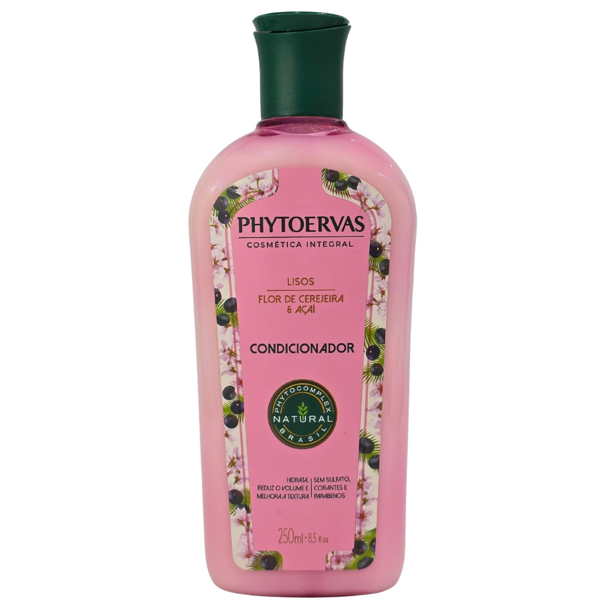 Condicionador Lisos Flor De Cerejeira & Açaí Phytoervas 250Ml