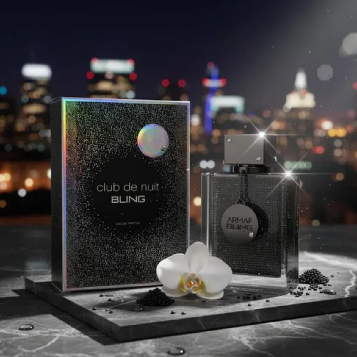 アルマフ クラブ ドゥ ニュイ ブリング EDP 75ml Bling Perfume Árabe Club de Nuit Bling EDP Unissex Armaf - 75ml - Época