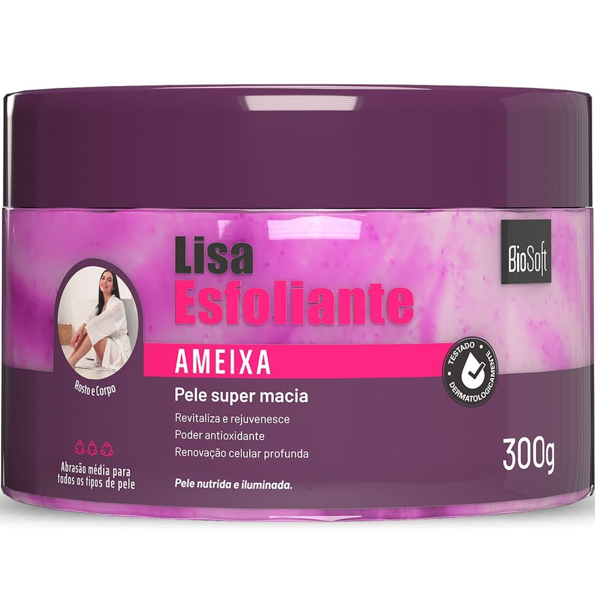 Bio Soft Lisa Esfoliante Ameixa 300g
