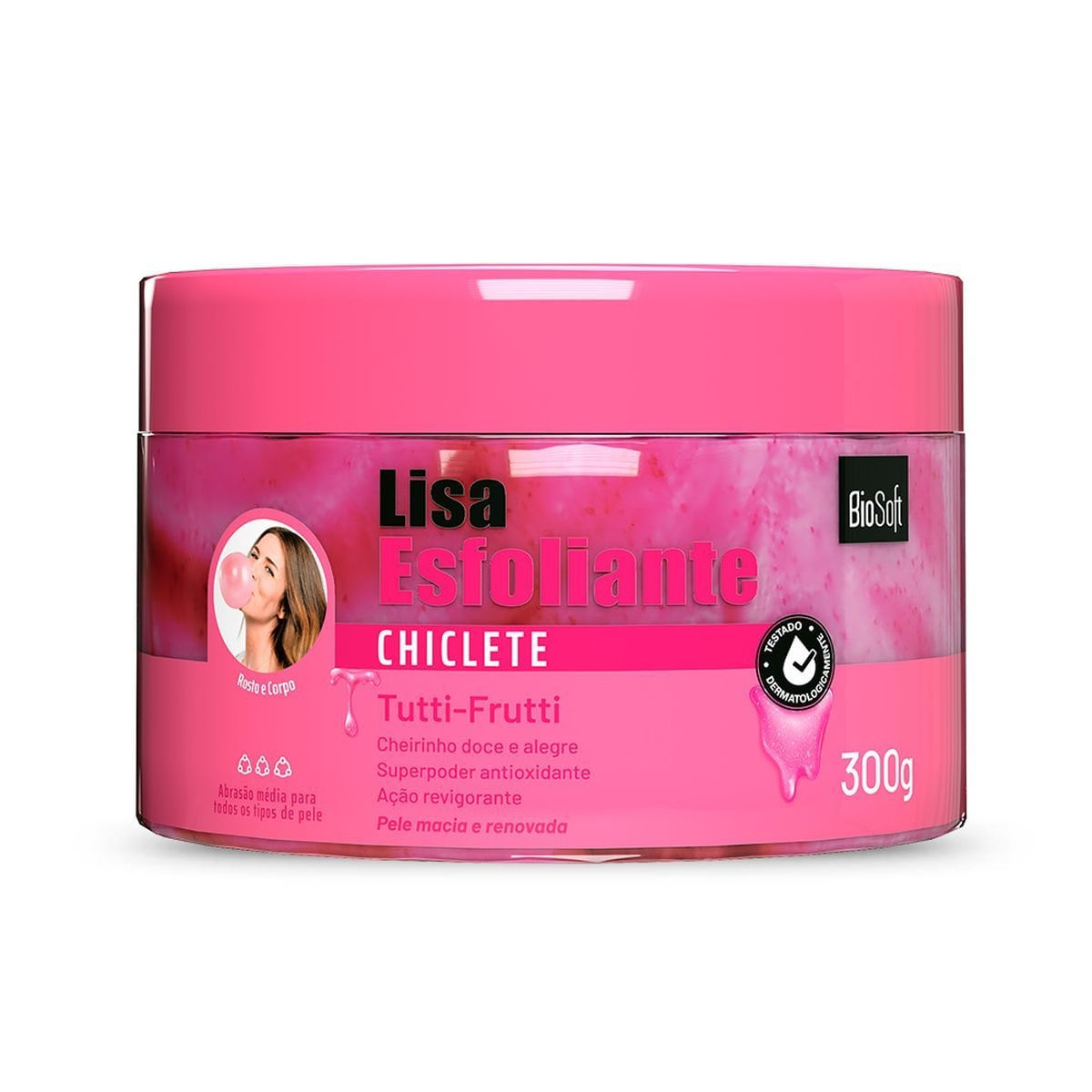 Bio Soft Lisa Esfoliante Chiclete 300g - Época Cosméticos