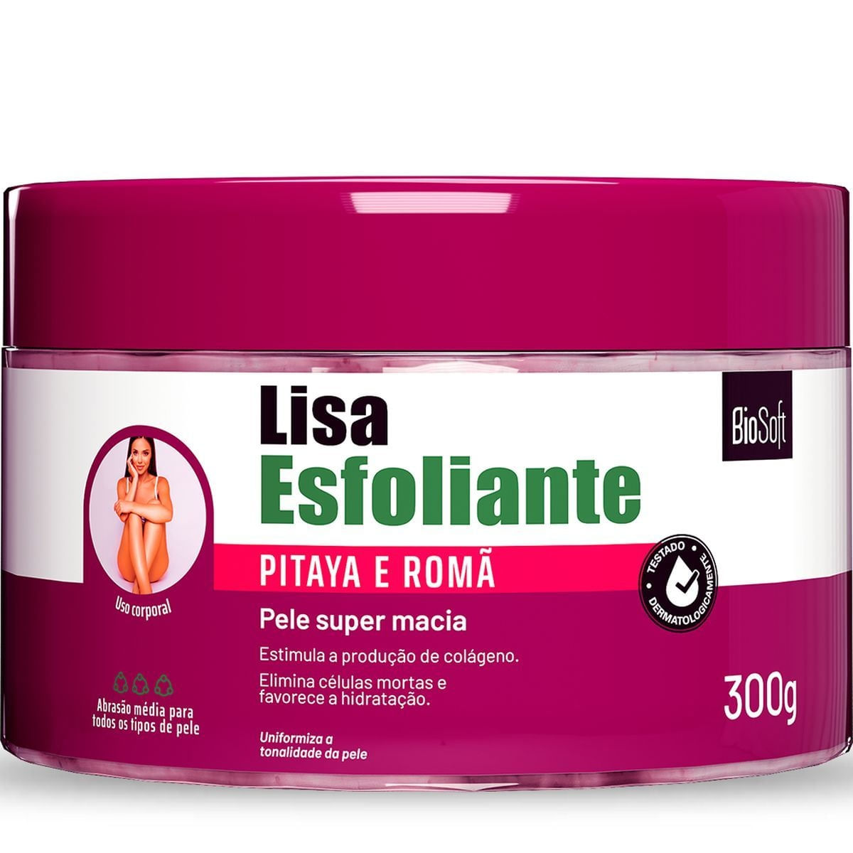 Bio Soft Lisa Esfoliante Pitaya Roma 300g