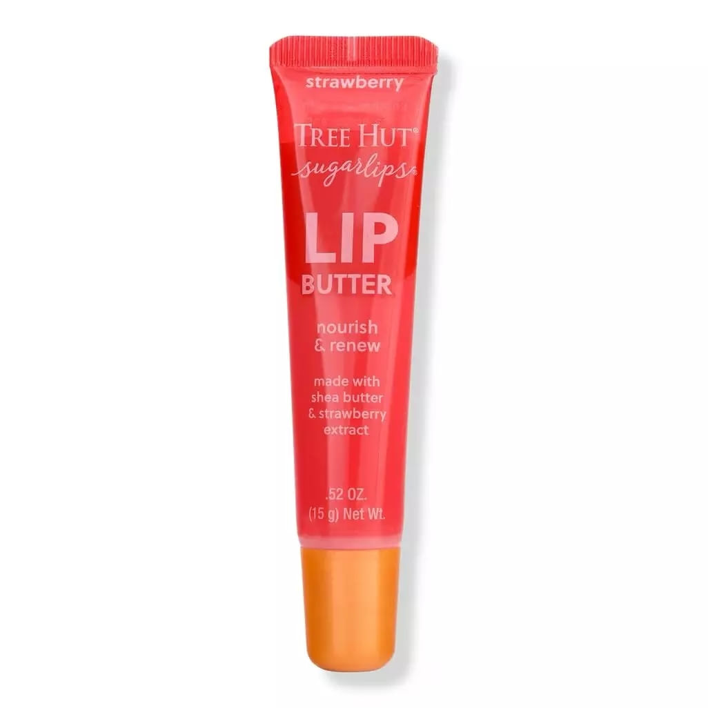 Tree Hut Sugarlips Lip Butter Manteiga Labial Gloss Strawberry Morango 15 G