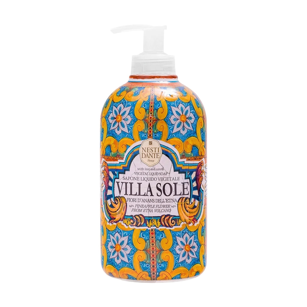 Sabonete Liquido Nesti Dante Villa Sole Fiori D'ananas Dell'etna 500ml
