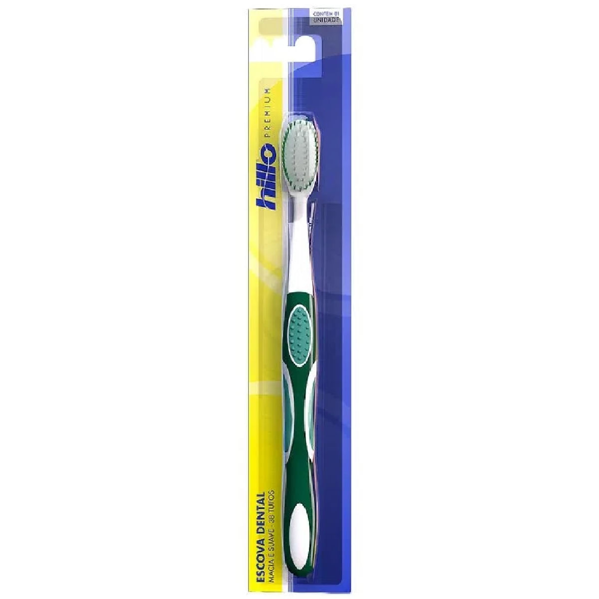 Escova Dental Adulto Com Cabo Emborrachado Macia - Suave Gold Hillo