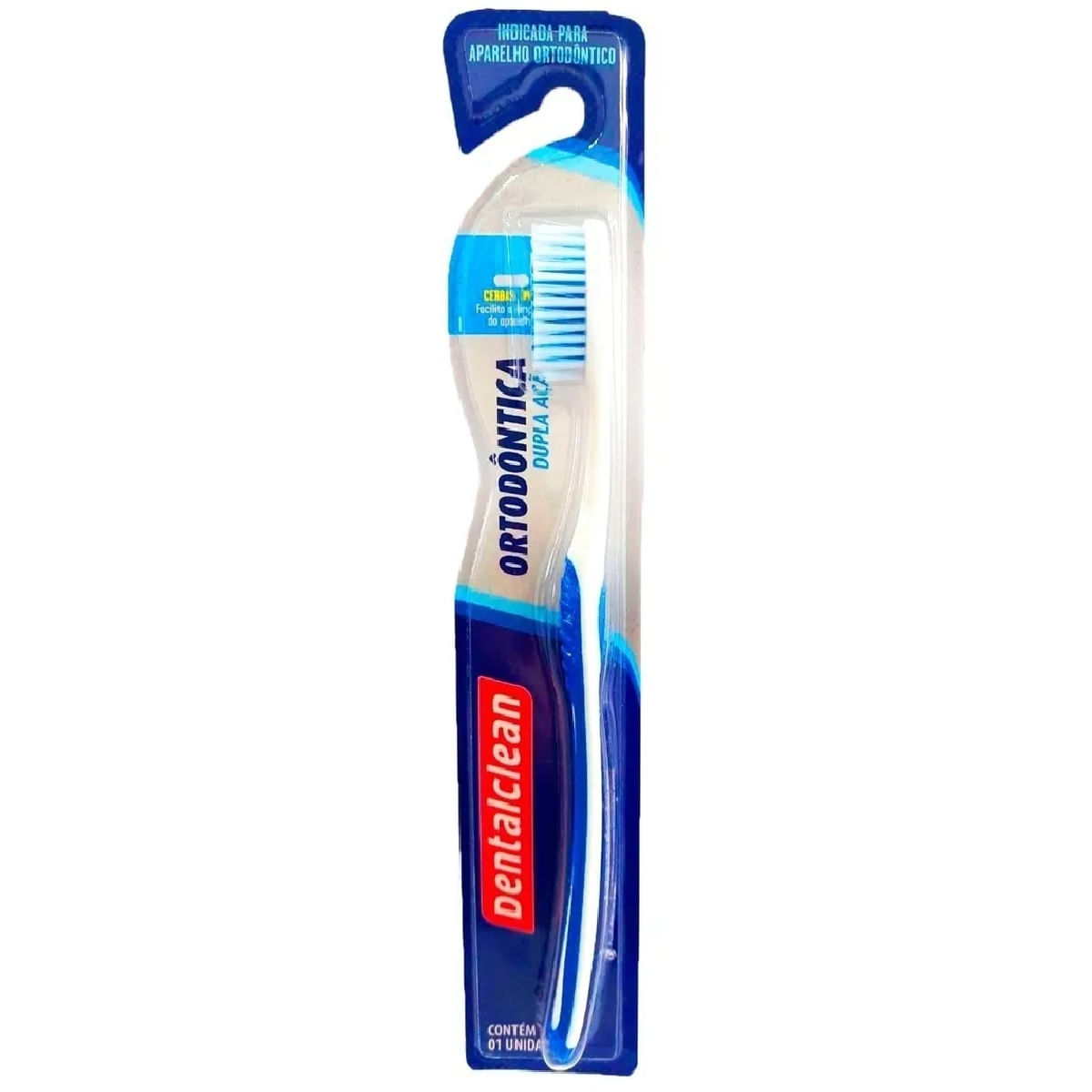 Escova De Dente Ortodôntica Dupla Ação Dentalclean