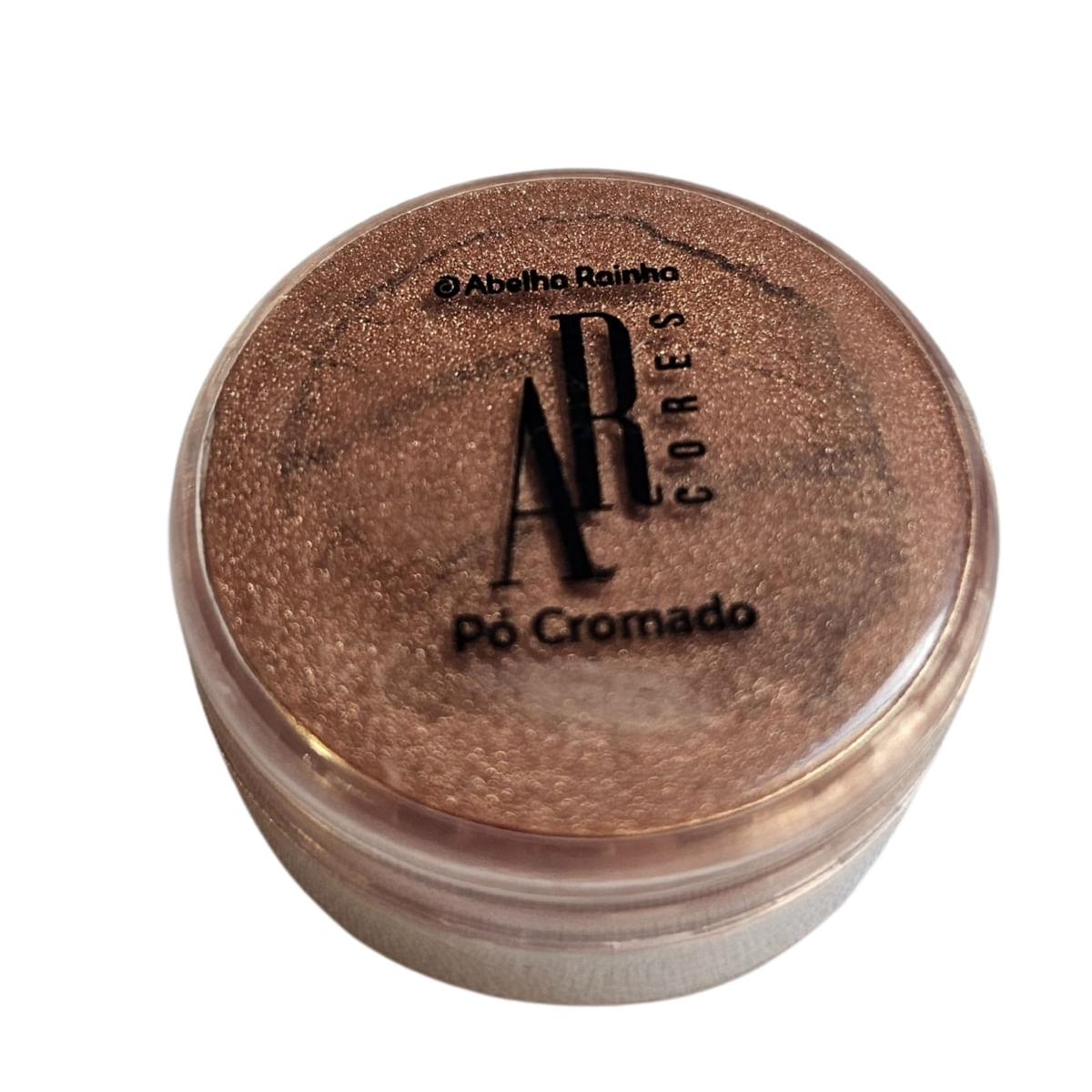 Pó cromado dourado ar cores abelha rainha 2g