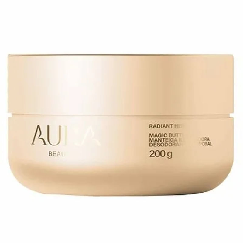 Manteiga Iluminadora Corporal Aura Beauty Magic Butter Radiant Hera 200g