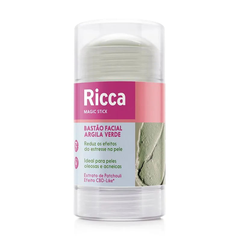 Bastão facial argila verde - ricca