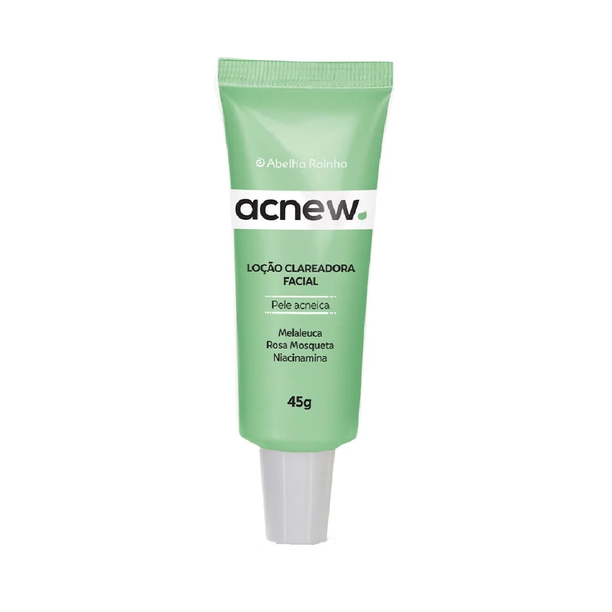 Loção clareadora facial antiacne acnew abelha rainha 45g
