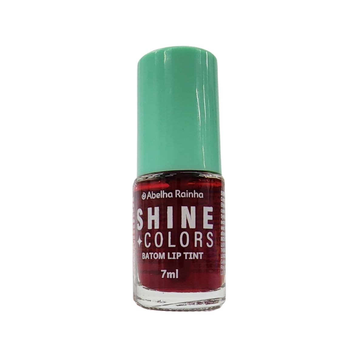Batom Lip Tint Vermelho Da Vez Shine Colors Abelha Rainha 7Ml