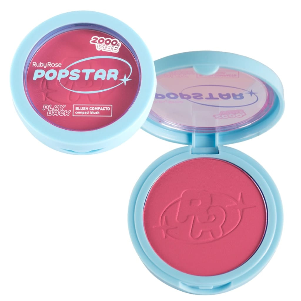 Blush Compacto Ruby Rose Popstar Play Back Girlfriend HB-M08-4