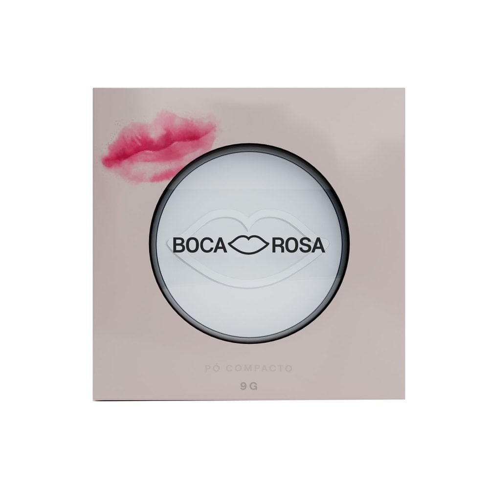 Pó Compacto Traslúcido Boca Rosa Cocada FPS 30