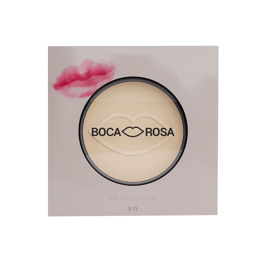 Pó Compacto Traslúcido Boca Rosa Cuscuz FPS 30