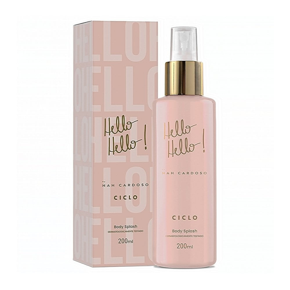 Body Splash Ciclo Cosméticos Hello Hello Nah Cardoso 200ml