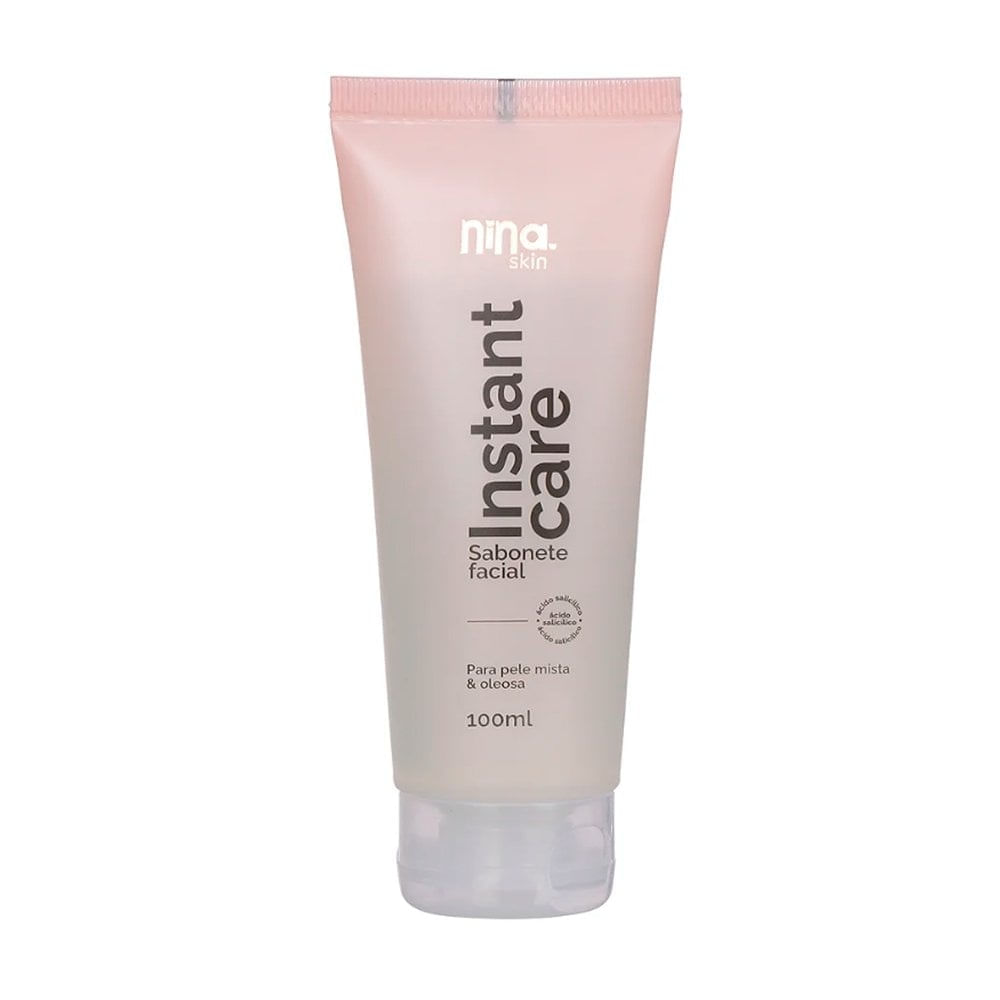 Sabonete Liquido Facial Nina Make Up Instant Care 100ml