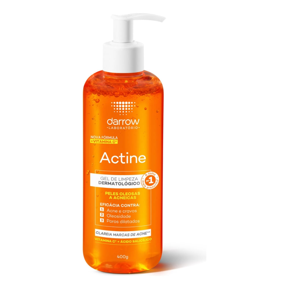 Actine Darrow Gel De Limpeza Facial Vitamina C 400 Ml - Dia/Noite