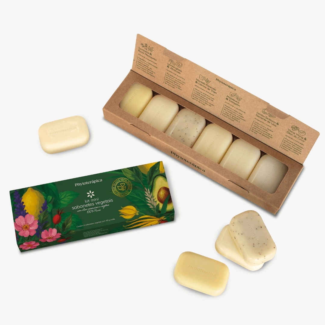 Kit Mini Sabonetes Vegetais - 40g