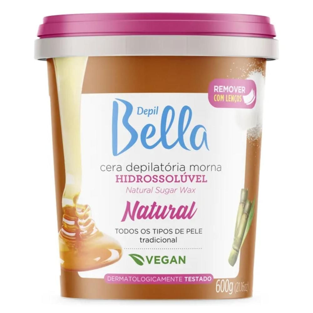 Cera Natural Hidrossoluvel Morna Depil Bella 600g - Época Cosméticos