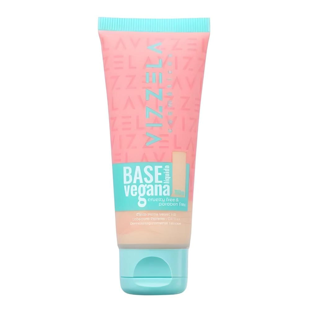 Base Líquida Matte Vizzela Cor 02 Vegana 30g