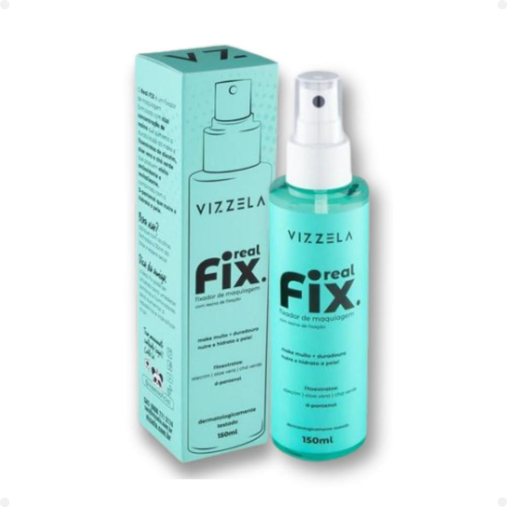 Mini Fixador de Maquiagem Vizzela Real Fix 100ml