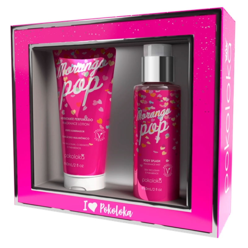Kit Lokateen Morango Pop 60 ml Doce, Fresco & Super Jovem