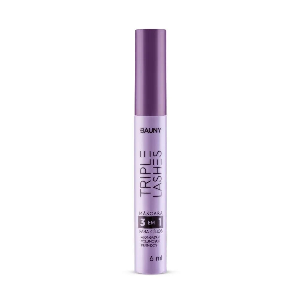 Bauny - Máscara de cílios Volume e Alongamento (Triple Lashes) - 6ml