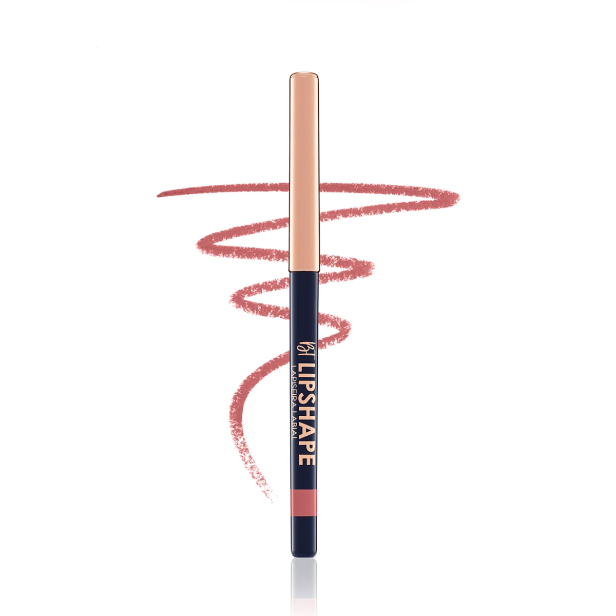 Lapiseira Labial Bruna Tavares BT Lipshape Rose Brown