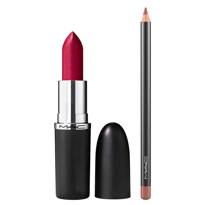 Kit M.A.C Duo Labial Batom Lovers Only + Lápis Spice - Época