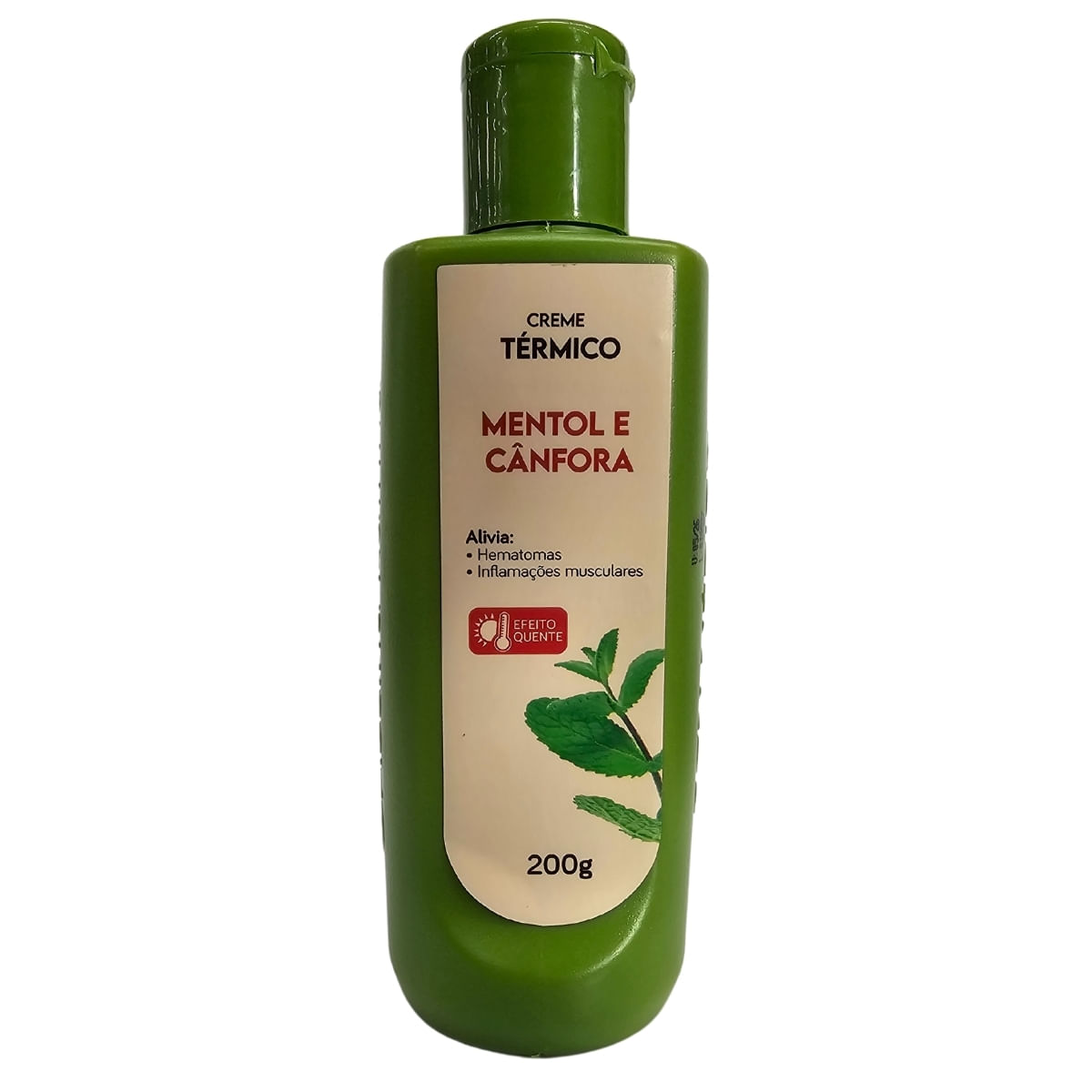 Creme Térmico Para Massagem Relaxante Com Mentol e Cânfora Bom Médico Abelha Rainha 200g