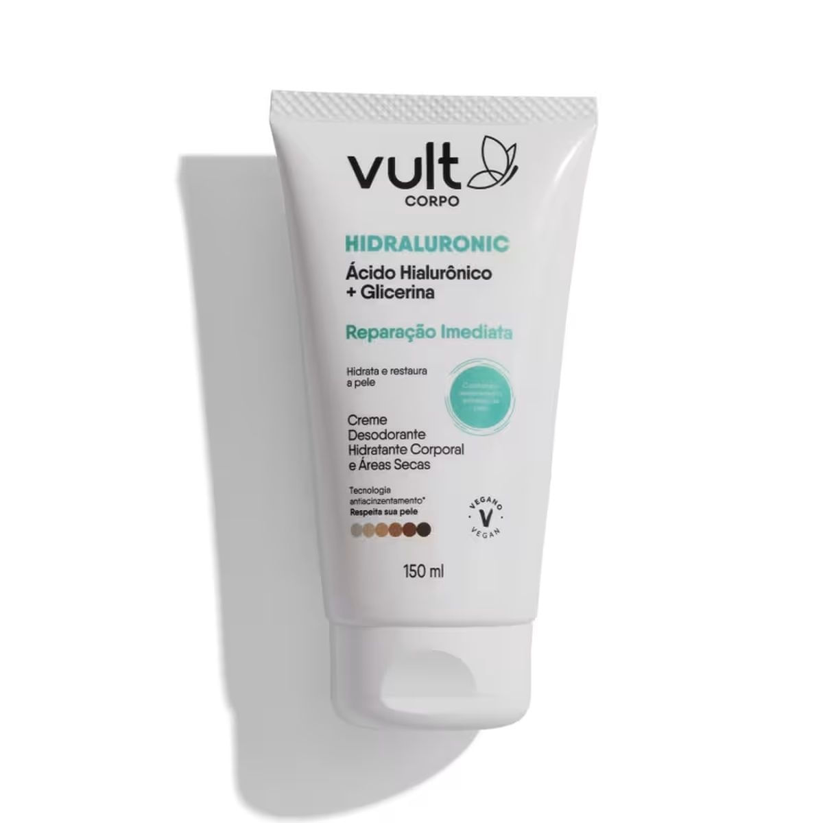 Creme Desodorante Hidratante Corporal Áreas Secas Vult Corpo Hidraluronic Reparação Imediata 150ml