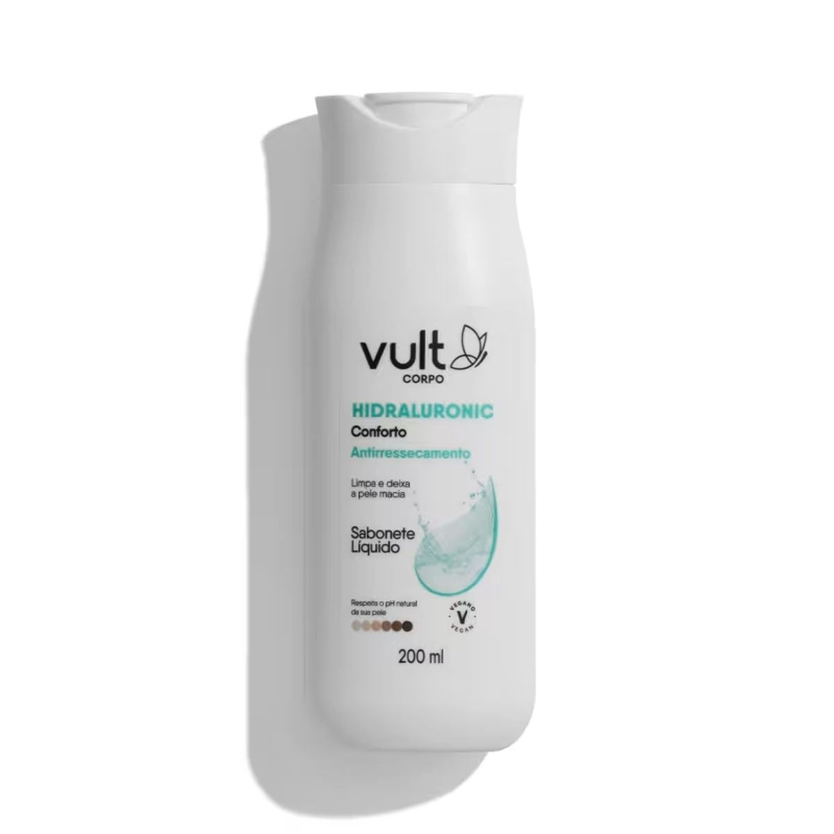 Sabonete Líquido Antiressecamento Vult Corpo Hidraluronic Conforto 200ml