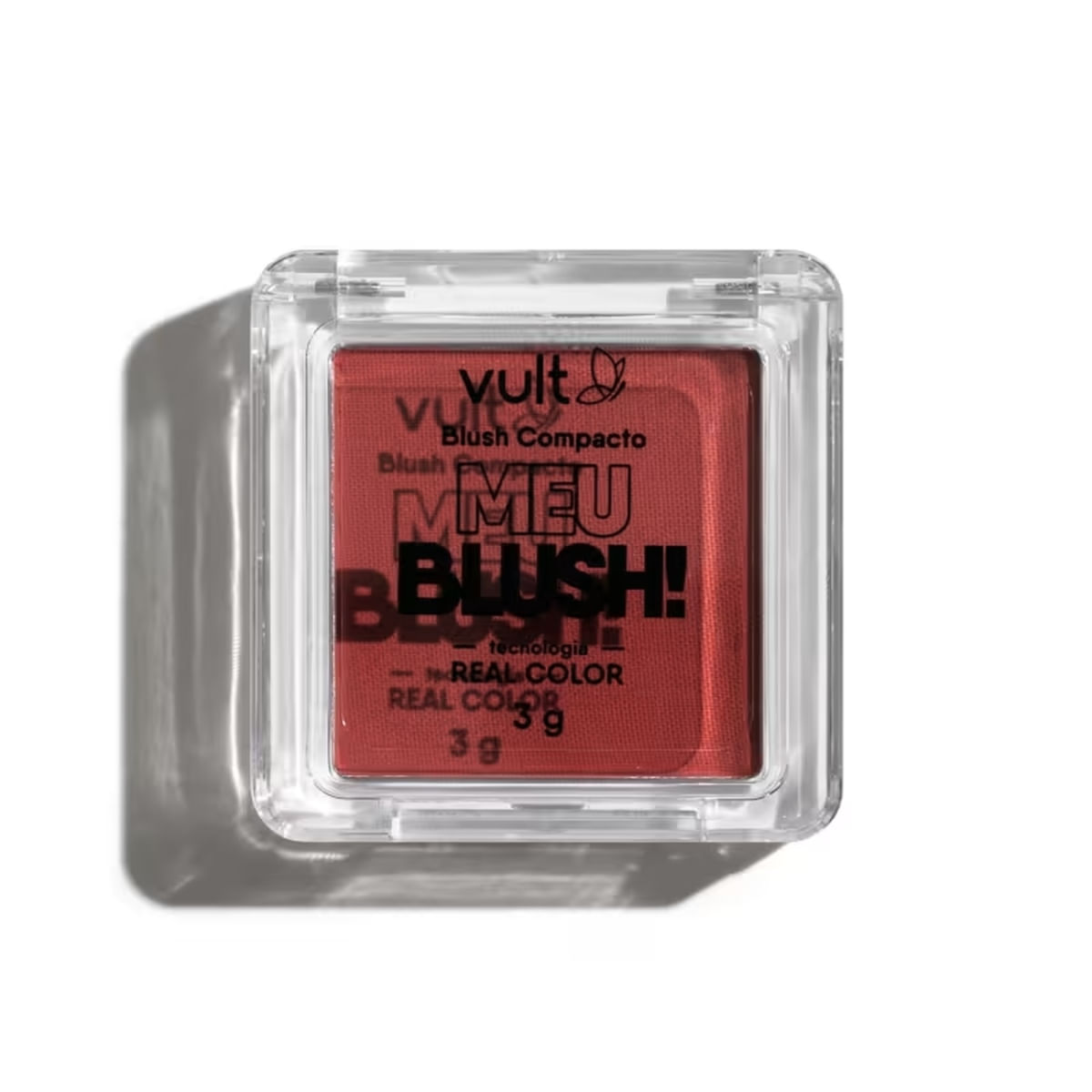 Vult Blush Compacto Real Color Rosa Perolado