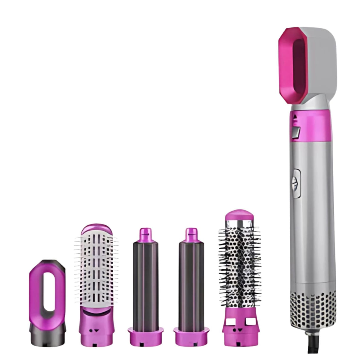 Escova 5 em 1 Secador, Pente, Modelador, Aumenta volume Profissional 110V