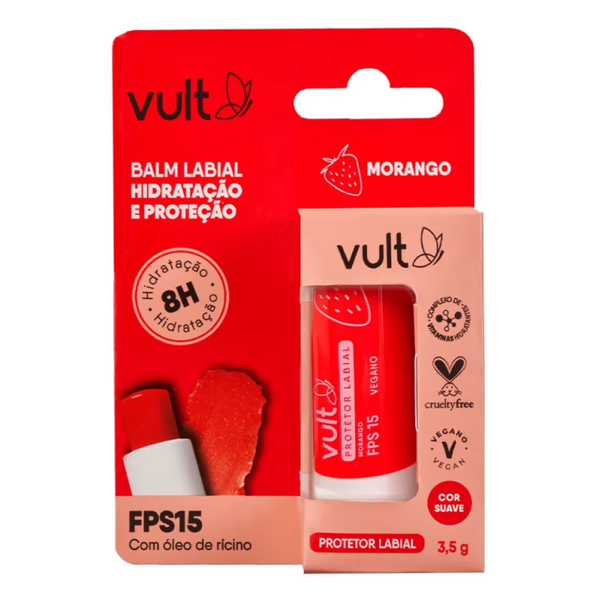 Protetor Labial Morango 3,5g