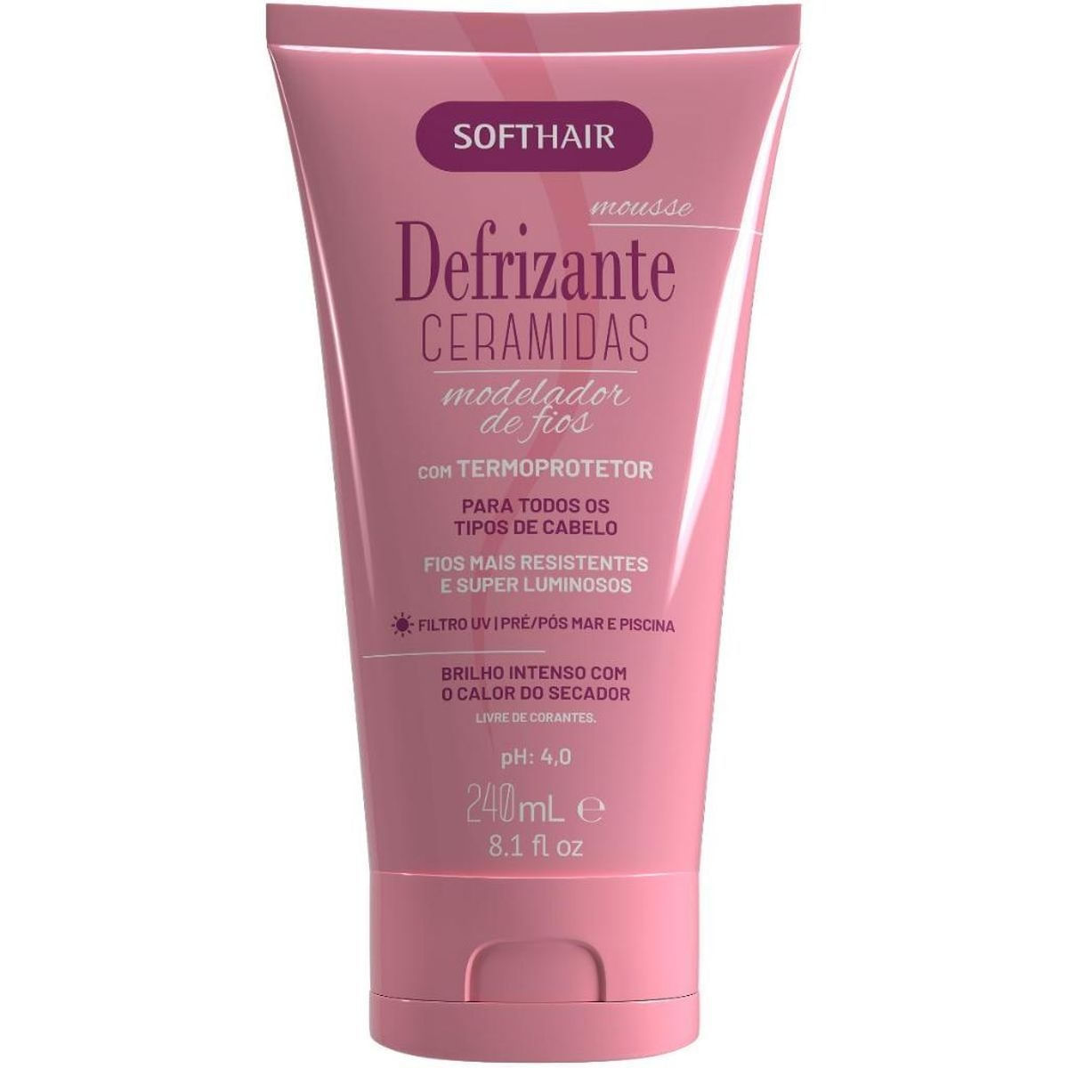 Soft Hair Mousse Defriz Ceramidas 240ml