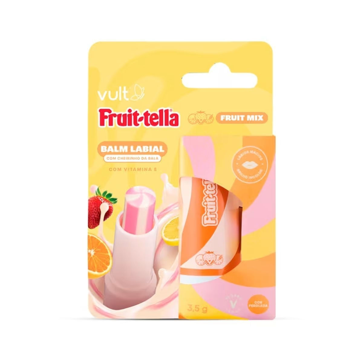 Balm Labial Rosa Perolado Fruit Mix Vult&Fruit-tella® 3,5g