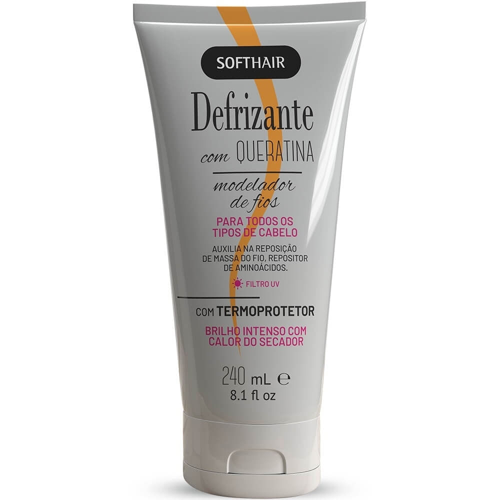 Defrizante Queratina Soft Hair 240ml Anti Frizz