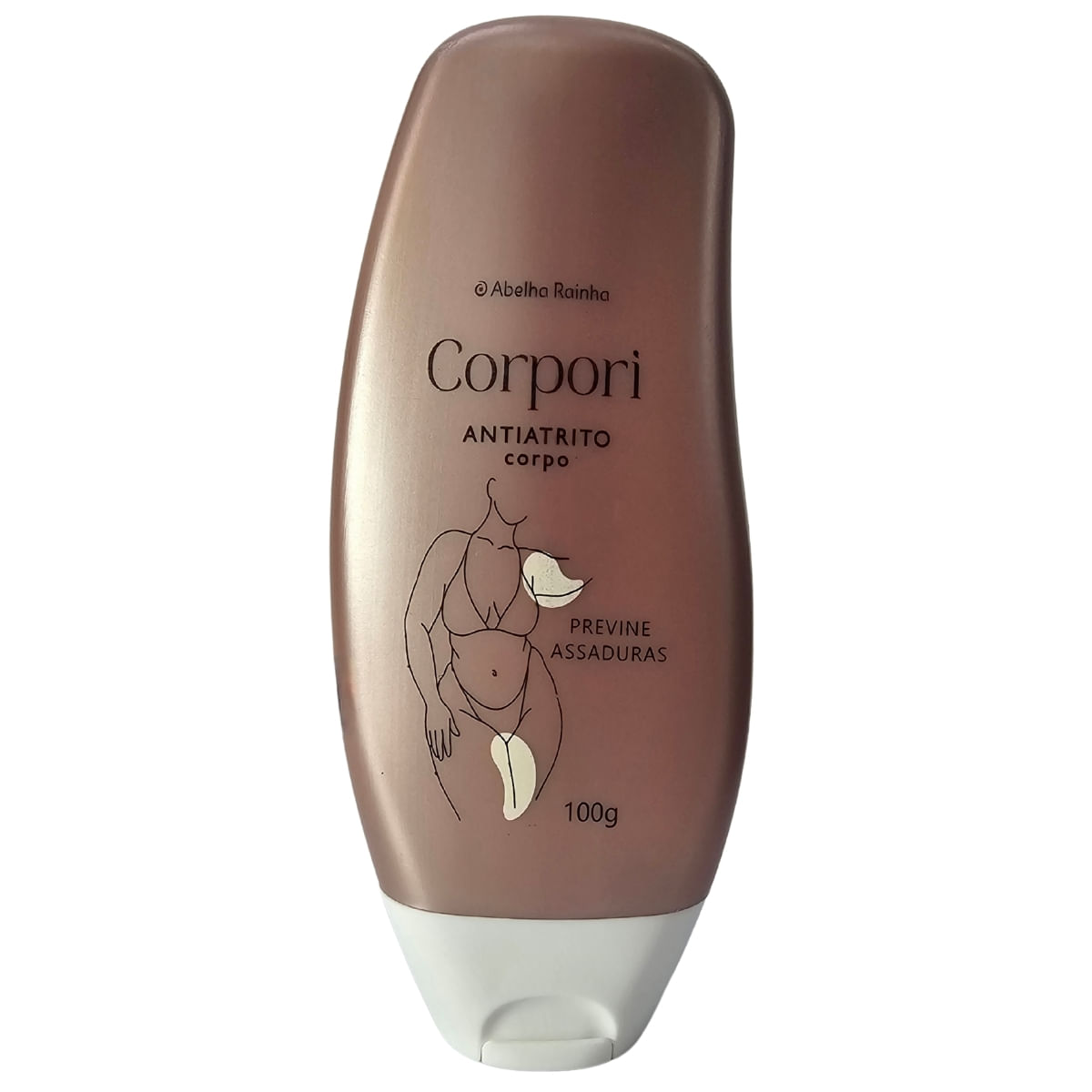 Creme Hidratante Corporal Antiatrito Previne Assaduras Corpori Abelha Rainha 100G