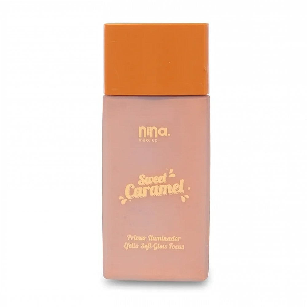 Primer Facial Sweet Caramel Nina Make Up Caramelo Rose