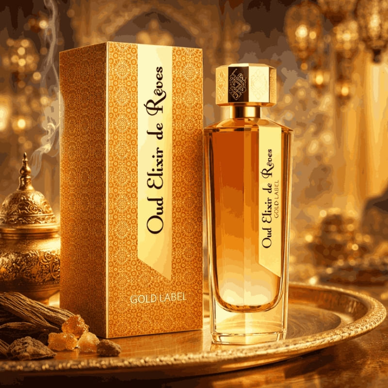 Perfume Oud Elixir D'Extase Gold Linn Young Feminino EDP 100ml