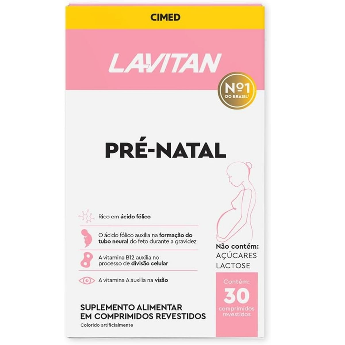 Lavitan Multivitamínico Pré Natal 30 Cápsulas