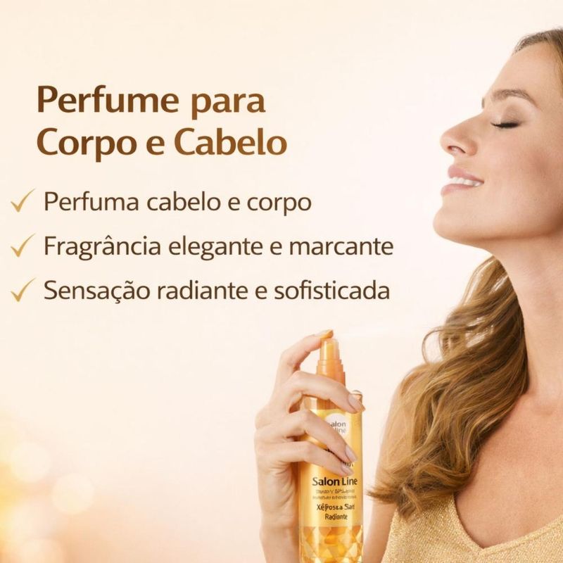 Body Splash Cabelo e Corpo Salon Line Xêrosa Miss Radiante 200ml