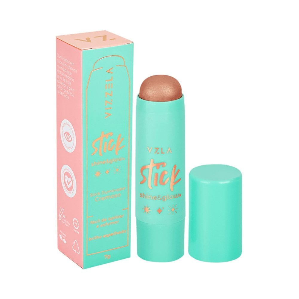 Iluminador Vizzela Stick Shine & Glow 02